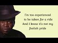 Barrington Levy - Too Experienced (lyrics)