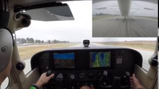 Endeavoring to land a Cessna 172