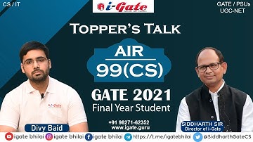 GATE 2021 Topper