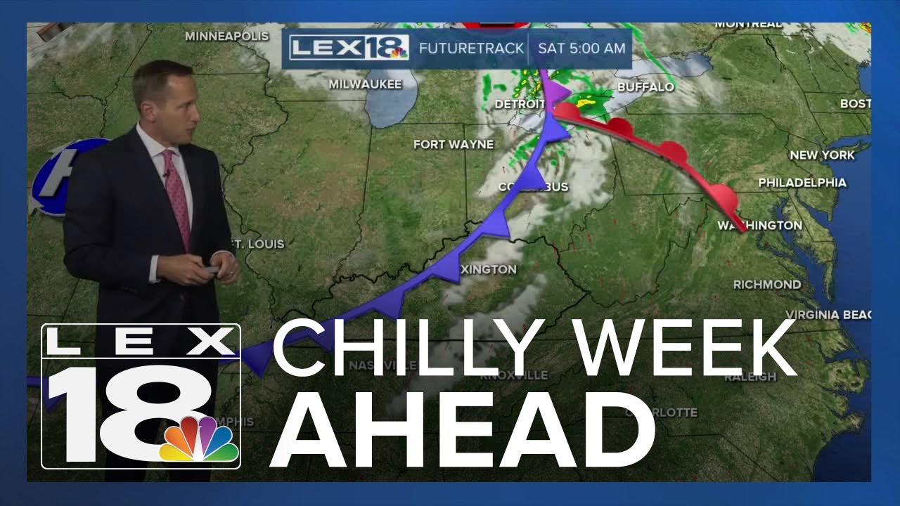 Minimal Rain Chance This Weekend, a Big Chill Next Week - YouTube