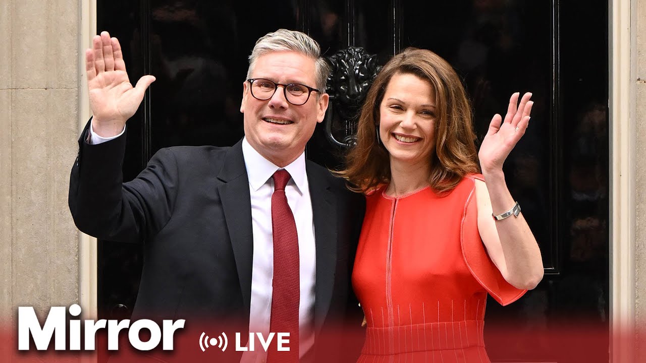 LIVE: View of Downing Street No10 as new Labour Cabinet is formed
