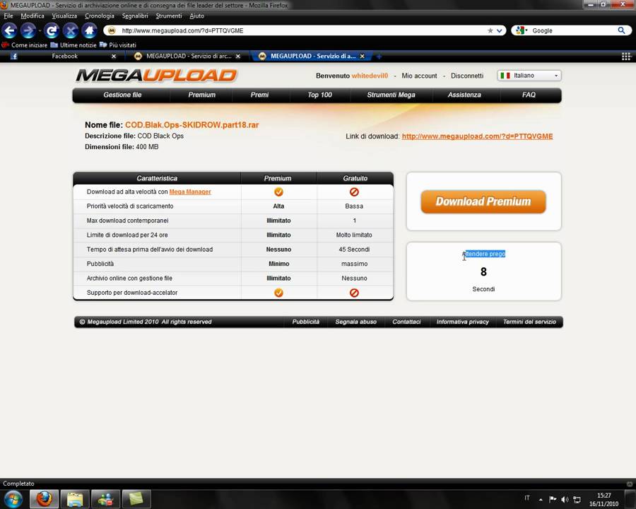 Mega Upload File System Megaupload Upload in 15 secondi: file 400MB! - YouTube