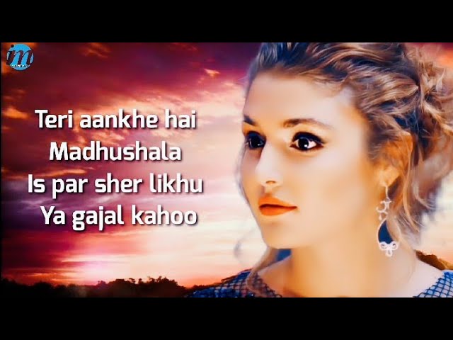 Teri aankhe hai madhushala lyrics | Love song | Mukesh Chandel | तेरी आँखें हैं मधुशाला | Songs 2021