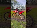 Why don’t ride behind my friends with 2 stokes… #crf150rb