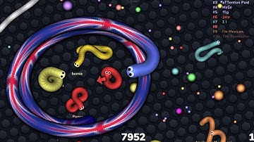 Slither snake gameplay and walkthrough all levels | Wormzone.io #slithersnake