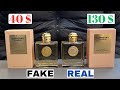 Fake vs real burberry goddess perfume