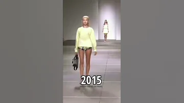 Hailey Bieber RUNWAY EVOLUTION from 2015-2021