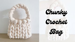 : Chunky Crochet Bag | How to make a Chunky Crochet Bag | Handmade Bag