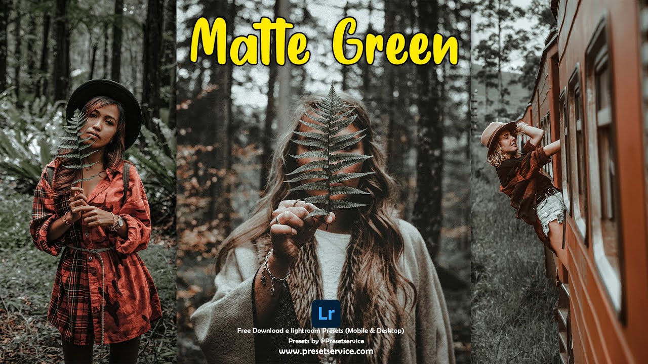 Matte Green Lightroom Presets || Free Lightroom Presets || Lightroom Tutorial || Photo Editing