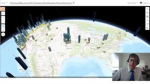 Analyzing 30 Days of Earthquakes Around the World in 3D