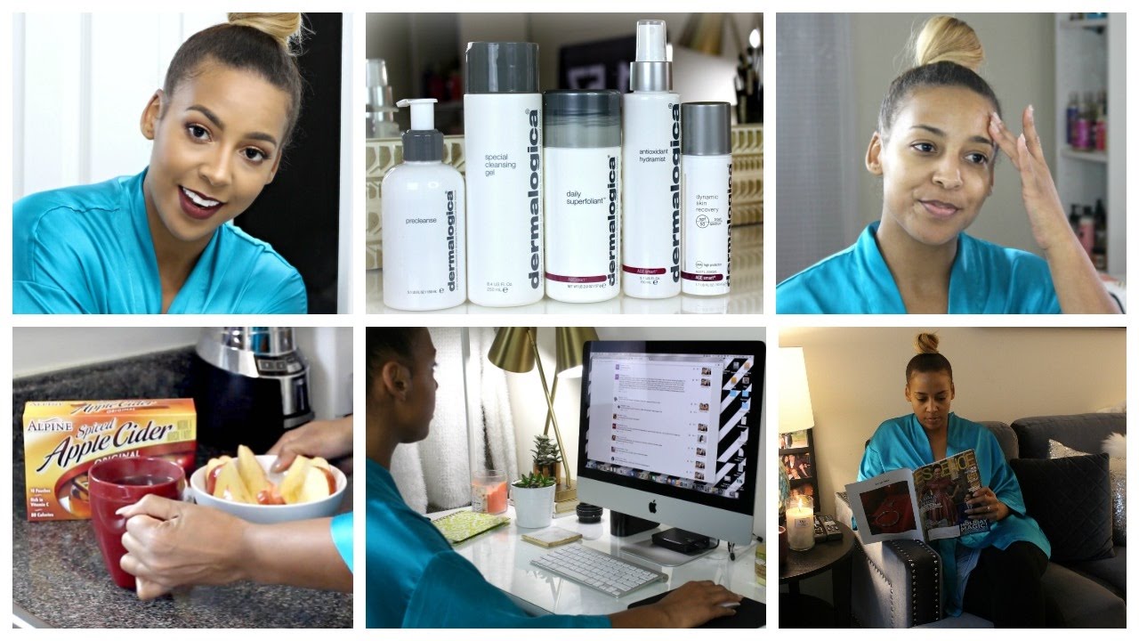My Evening Routine with Dermalogica - YouTube