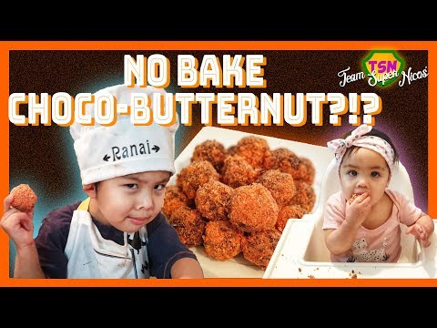 Ranai tries tasty NO-BAKE CHOCO-BUTTERNUT (coconut energy balls) | Team Super Nicos