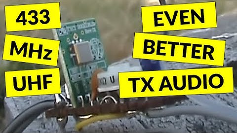 Experiments with low power UHF data transmitter modules: Part 5