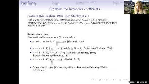 Greta Panova, Algebraic combinatorics meets probability: statistical mechanics and asymptotics, pt 2