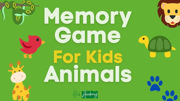 Kids Popular Memory Game - Missing Object 4 - What animal is missing?