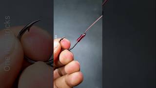 Easy and Strong Fishing Hook Knot #fishingknot