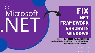 Fix Any .NET Framework Errors in Windows screenshot 3