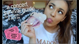 concert tips, tricks, and essentials