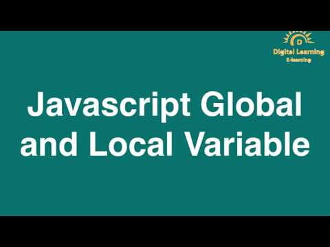 18 Javascript Global and Local Variable  | Online Training Download app from below link