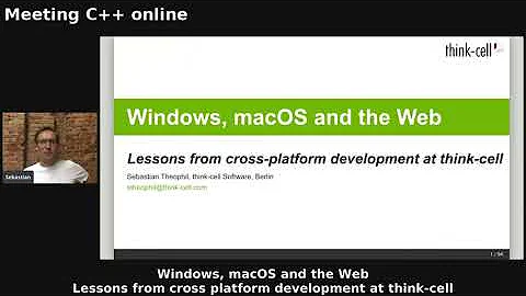 Meeting C++ online - Windows, macOS and the Web - Lessons from cross platform development