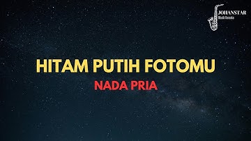 (Nada Pria) Hitam Putih Fotomu - Ratih Purwasih | Karaoke dan Lirik Lagu