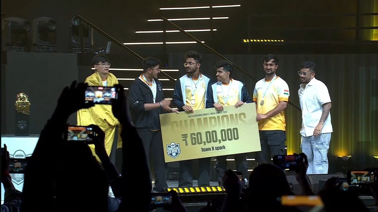 team x spark is new champion of BGIS 2024 😲 ⚡ - YouTube