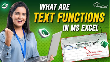 Text Functions in MS Excel | MS Excel full Course for Beginners to Advanced (2024 Edition)