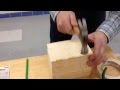 Add a hinge to the wood box Add a hinge to the wood box