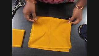 BLOUSE MEASURING AND CUTTING (பிளவுஸ் கட்டிங்) PART 3