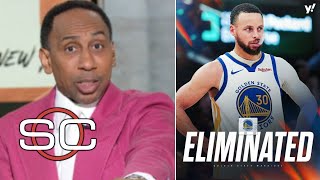 The Warriors dynasty is over! - ESPN reacts to Kings sinking Steph Curry \& move on to play-in finale