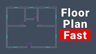 Beginner Floor Plan in AutoCAD (Fast & Easy)
