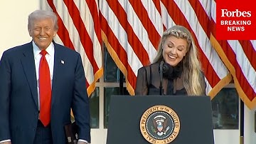 VIRAL MOMENT: Trump Has Playful Response To Erika Kirk Saying Charlie 
