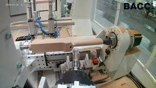 BACCI - ARTIST.SINGLE - 5 AXIS CNC ROUTER WITH CNC LATHE