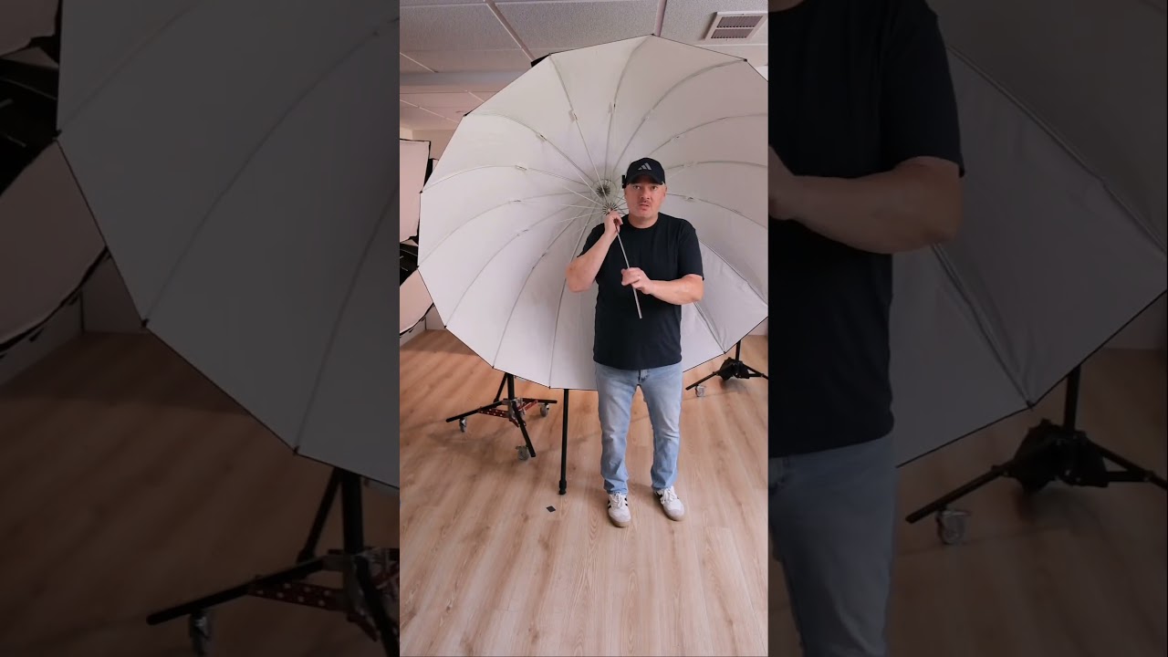 Using an umbrella for product photography #photography #lighting #photo
