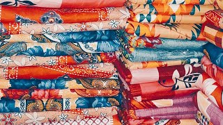 Promotional recording of selling bedsheets and blankets openly.