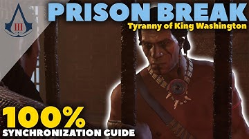 AC3 Remastered | TOKW: Betrayal - Memory 1 (Prison Break) | 100% Sync Walkthrough