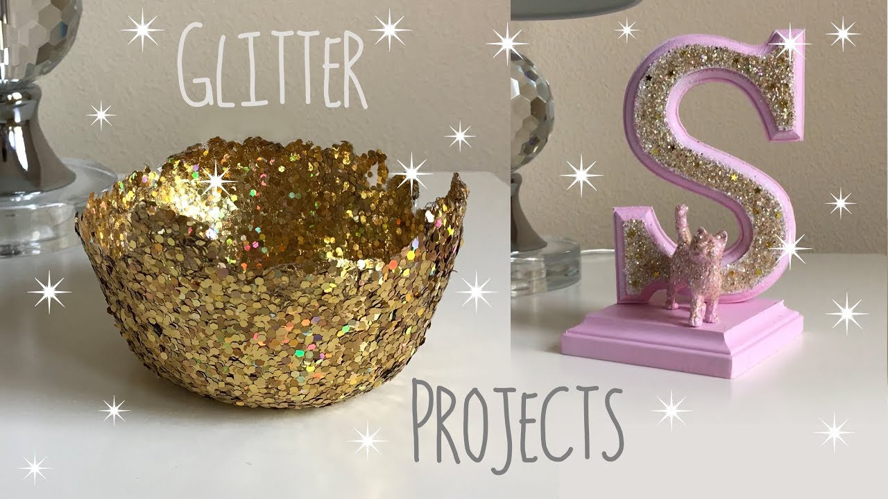 Glitter Crafts - 34 Sparkly DIY Ideas You'll Love - DIY Projects