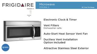 Frigidaire FFMV164LS  Over the Range Microwave Oven Features
