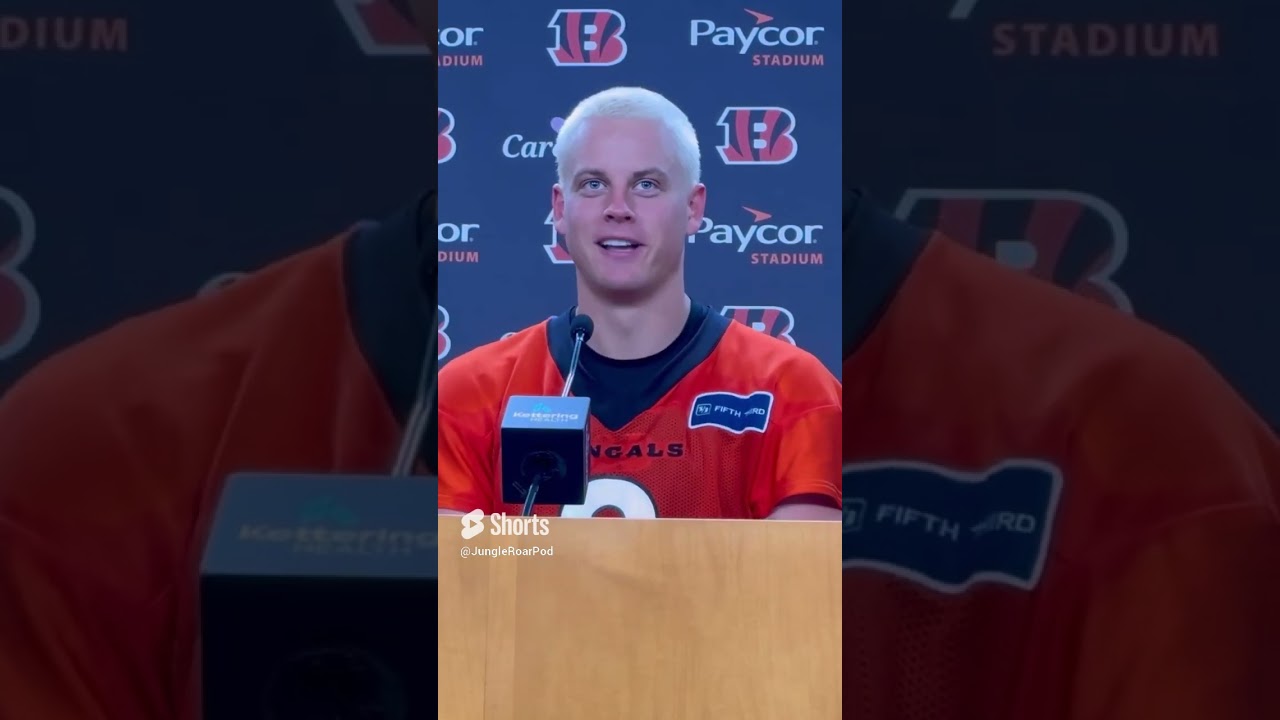 Joe Burrow spills the tea on his new haircut and the keys to a good camp