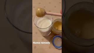 If you have cough, try drinking warm milk with honey. #shorts #foodie #drink