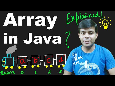Array in Java - Basics & How to make its Program ? Class 10th Computer