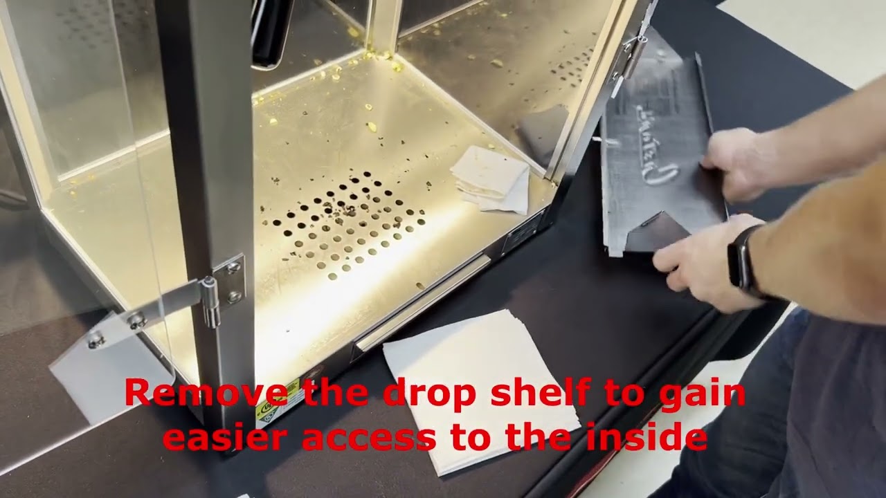 Cretors Goldrush Popcorn Machine - Cleaning - YouTube