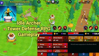 Idle Archer Tower Defense RPG Game Gameplay screenshot 3