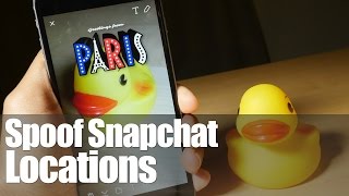 How to fake Snapchat location filters on iPhone