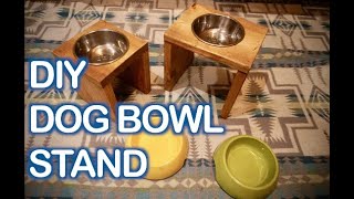 【DIY】DIY DOG BOWL STAND / シンプルなペット用の食器スタンドを作る