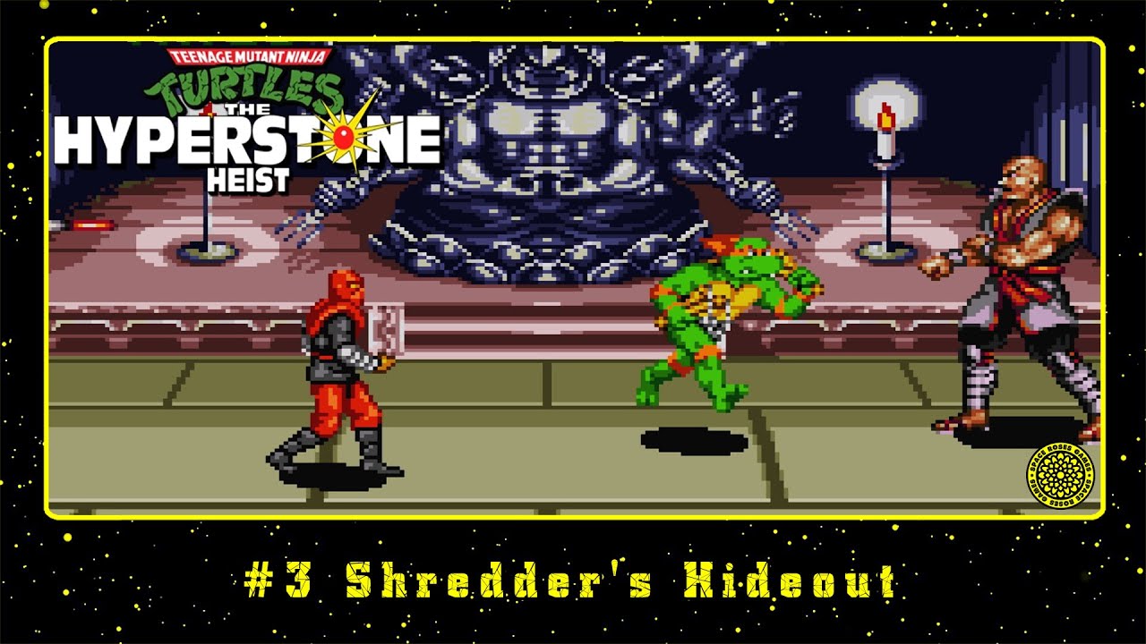 Teenage Mutant Hero Turtles The Hyperstone Heist (MD) 3 Shredder's