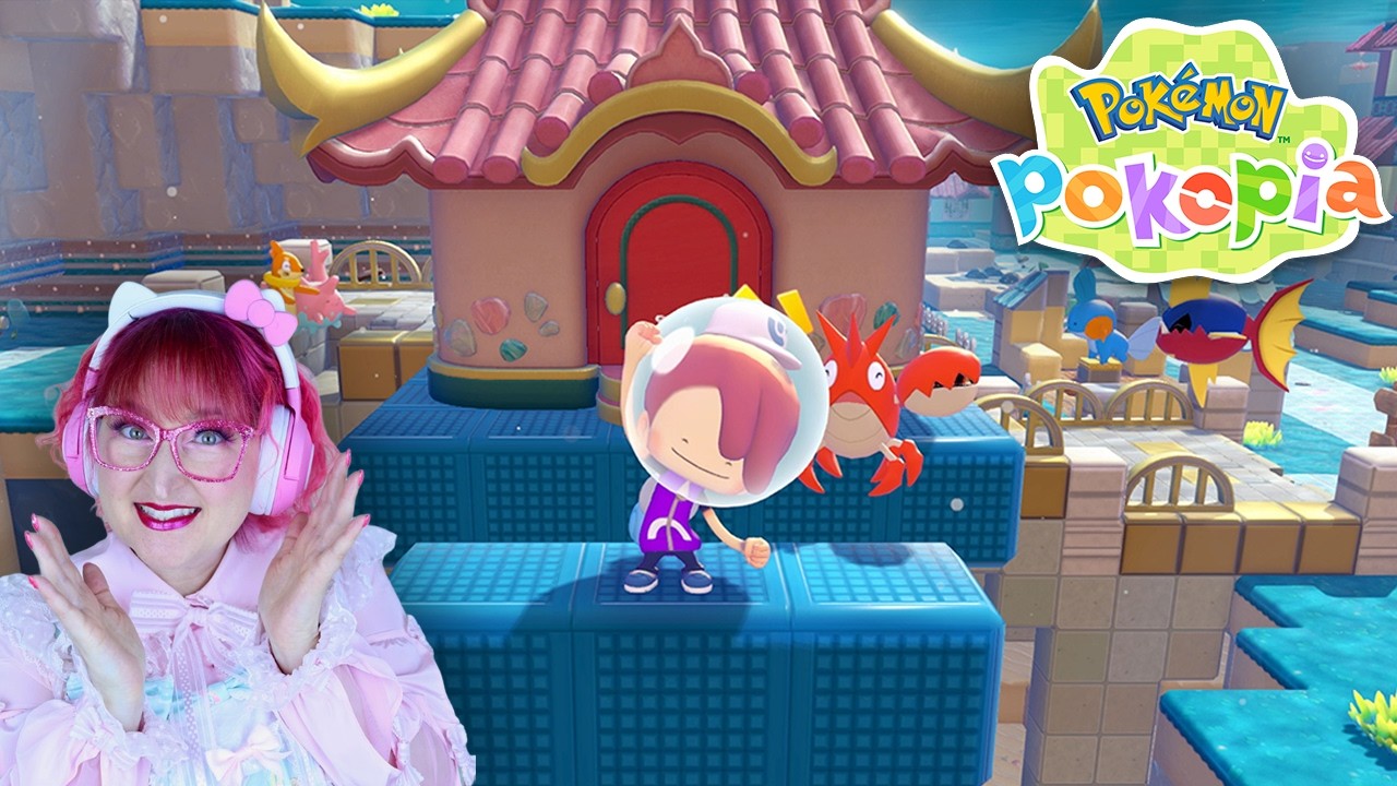Ok now we can play the Bubbly Bassin! Let's explore more of Pokopia - Let's Play #10