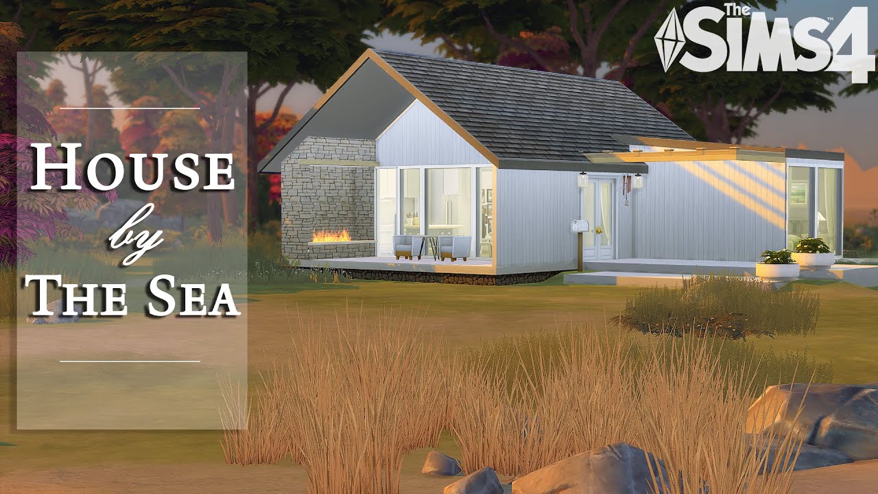 Tiny House by The Sea | Stop Motion Speed build | The Sims 4 | NO CC ...