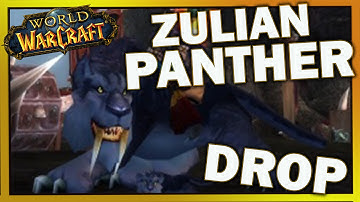 World Of Warcraft Zulian Panther Mount Drop - Reaction