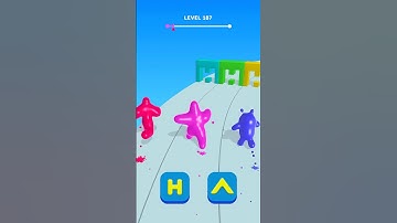 Blob Shifter 3D , Level-187 best game cool ever #shorts #mobilegaming #gaming #funny